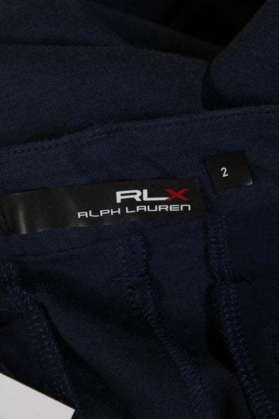 RLX Ralph Lauren Womens Ankle Cropped Dark Blue Pants Size 2