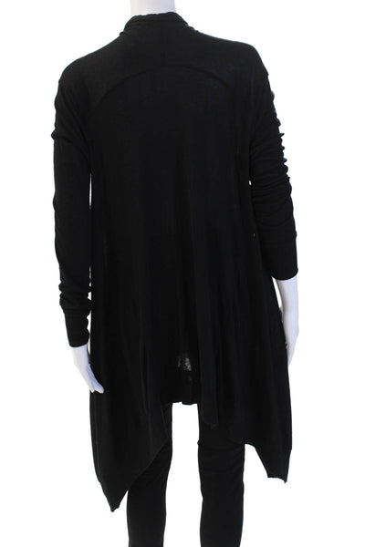 Y-3 Unisex Black Cotton V-Neck Long Sleeve Cardigan Button Size S