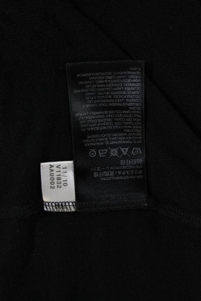 Y-3 Unisex Black Cotton V-Neck Long Sleeve Cardigan Button Size S