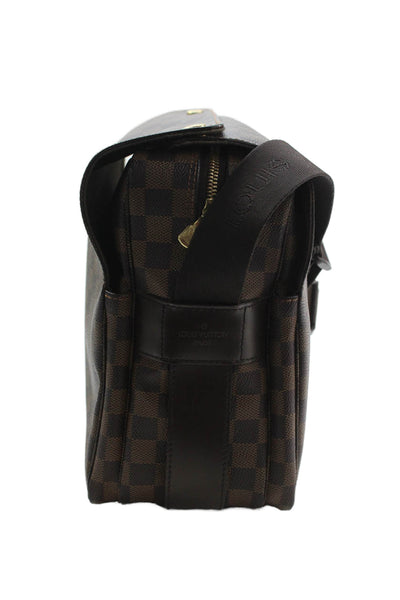 Louis Vuitton Unisex Adults Coated Canvas Damier Naviglio Shoulder Bag Brown