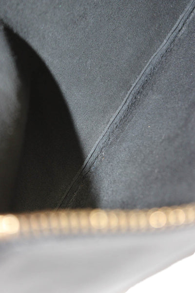 Givenchy Womens Leather Basic Rectangular Pouch Black