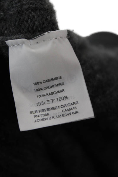 Madewell Unisex Dark Gray Striped Cashmere Turtleneck Sweater Size S