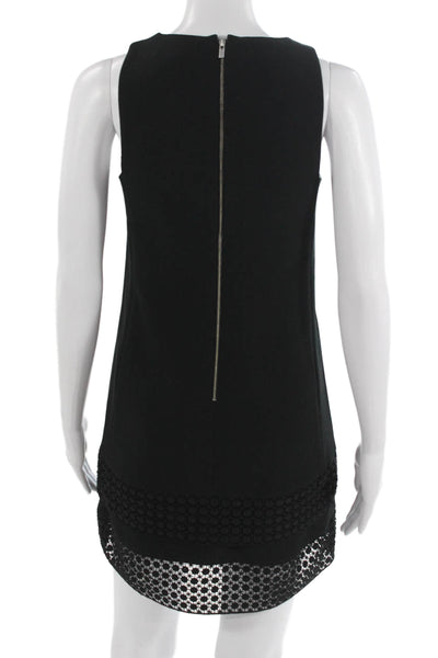 Banana Republic Womens Petite Shift Dress Black Sleeveless Poly Blend Size 0