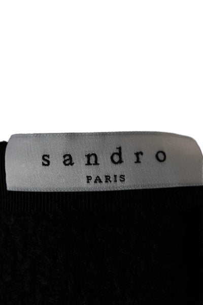 Sandro Womens Mini Pencil Skirt Blue Polyester Knee Length Size 2