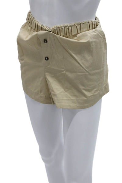 Zara Unisex Boxer Shorts Beige 100% Cotton Solid Size S