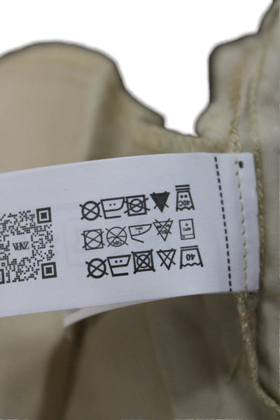 Zara Unisex Boxer Shorts Beige 100% Cotton Solid Size S