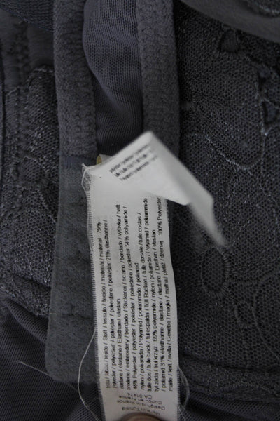Chantelle Womens Lace Bow Detail Balconette Bra Grey Size 32C