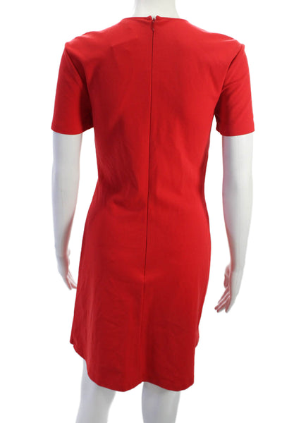 VERSUS by Versace Womens Red A-Line Dress V-Neck Knee Length Size 42