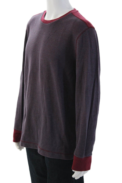 Banana Republic Mens Dark Gray Crew Neck Long Sleeve Top Size XL
