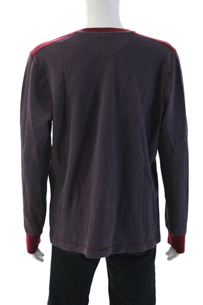 Banana Republic Mens Dark Gray Crew Neck Long Sleeve Top Size XL