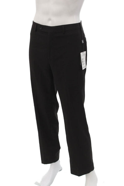 Lauren Ralph Lauren Mens Dress Pants Black Buckle Size 36