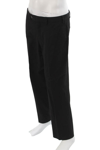 Lauren Ralph Lauren Mens Dress Pants Black 65% Polyester 35% Rayon Size 35