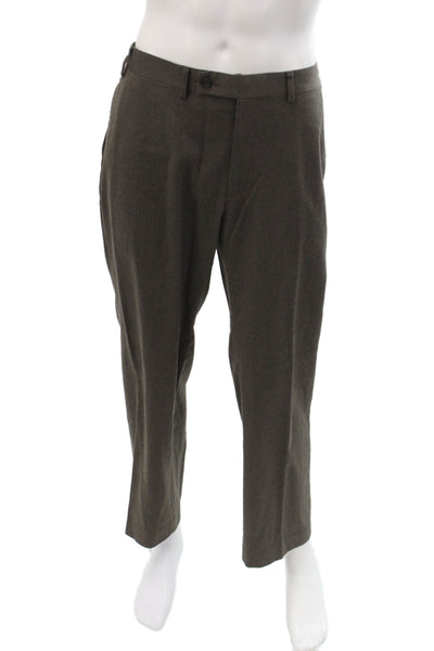 Lauren Ralph Lauren Mens Dress Pants Brown Big Tall Size 38