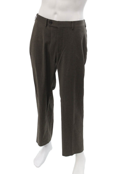 Lauren Ralph Lauren Mens Dress Pants Brown Big Tall Size 38