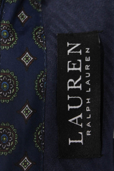 Lauren Ralph Lauren Mens Dress Pants Dark Gray Check Button Size 36