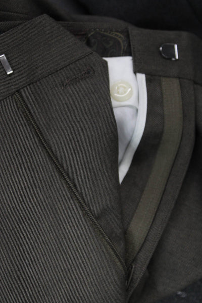 Lauren Ralph Lauren Mens Dress Pants Brown Button Size 35