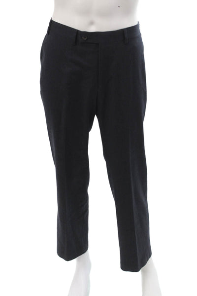 Lauren Ralph Lauren Mens Dress Pants Dark Blue Button Size 35