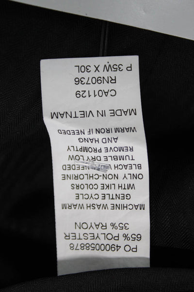 Lauren Ralph Lauren Mens Dress Pants Dark Blue Button Size 35