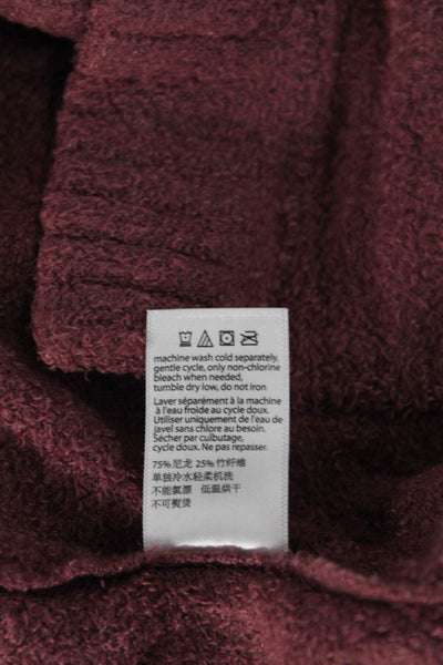 Barefoot Dreams® Unisex Purple Long Sleeve Cardigan Sweater Size XS
