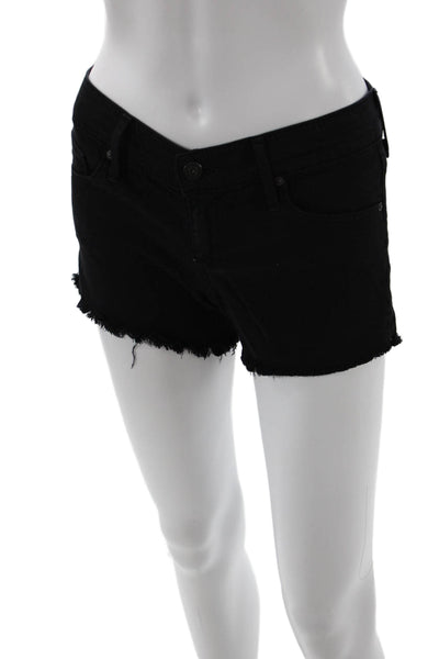 AG Adriano Goldschmied Unisex Black Shorts Size 25