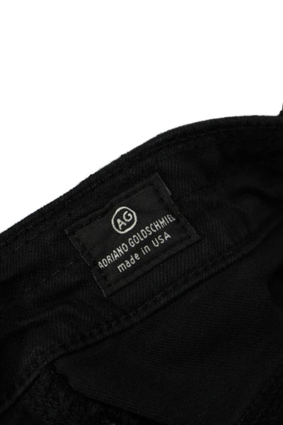 AG Adriano Goldschmied Unisex Black Shorts Size 25