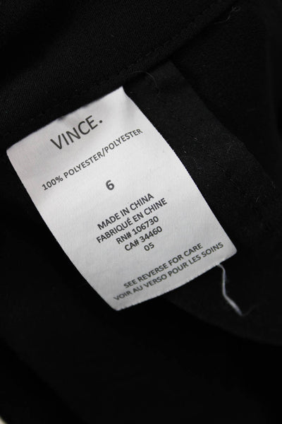 Vince Womens Black Ankle Cropped Dress Pants Size 6