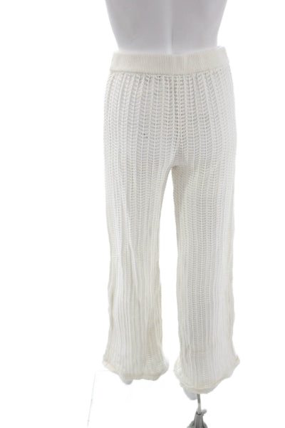 Tularosa Women Bohemian White Cotton Pants Size S