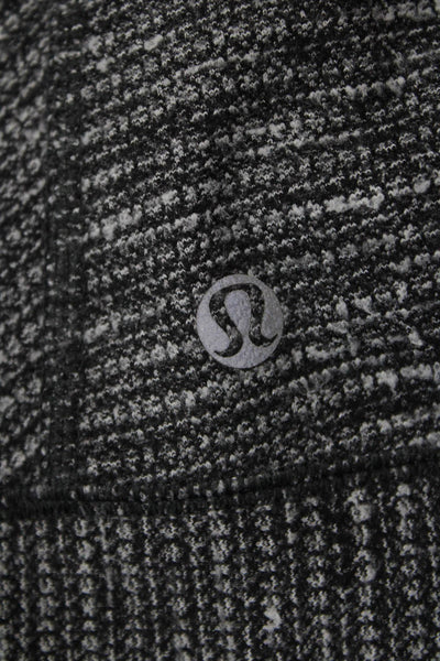 Lululemon Womens Dark Gray Striped Pullover Crewneck Size S