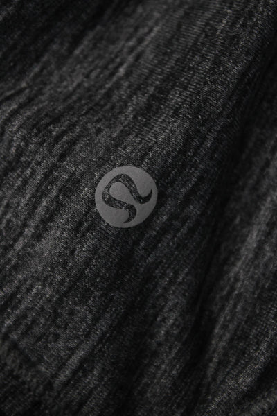 Lululemon Womens Dark Gray Sleeveless Round Neck Cotton Blend Tank Size S