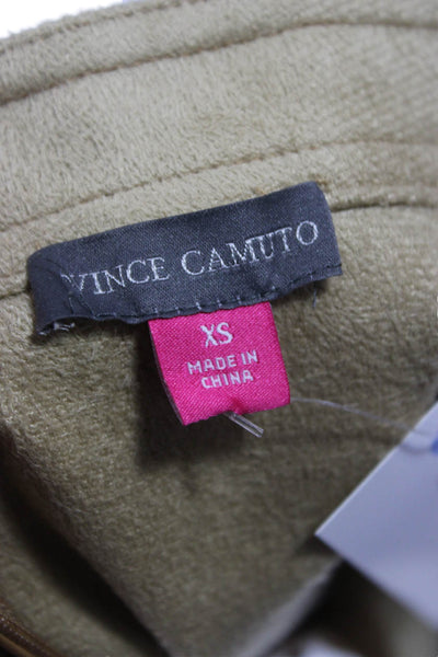 Vince Camuto Womens A-Line Maxi Skirt Tan Polyester Long Size XS