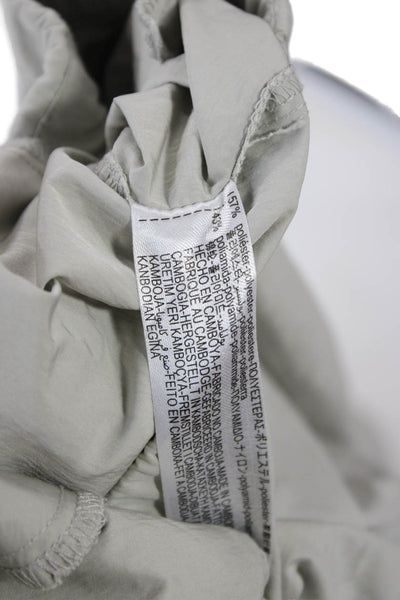 Zara Unisex Cargo Jogger Pants Gray Drawstring Size S