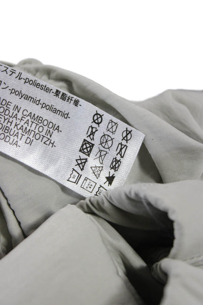 Zara Unisex Cargo Jogger Pants Gray Drawstring Size S