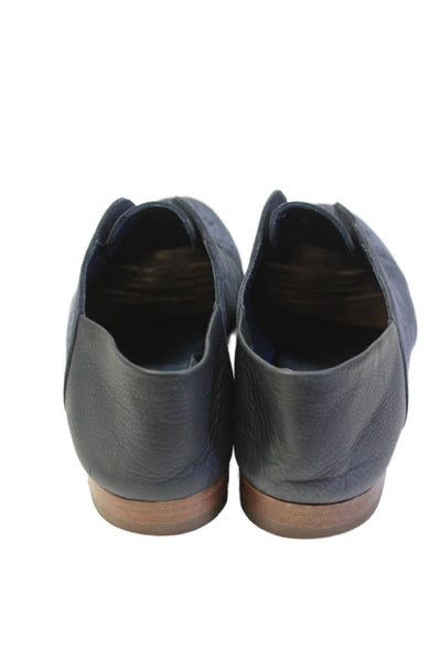 Fratelli Rossetti Womens Suede Leather Brogue Oxford Shoes Blue Size 7.5