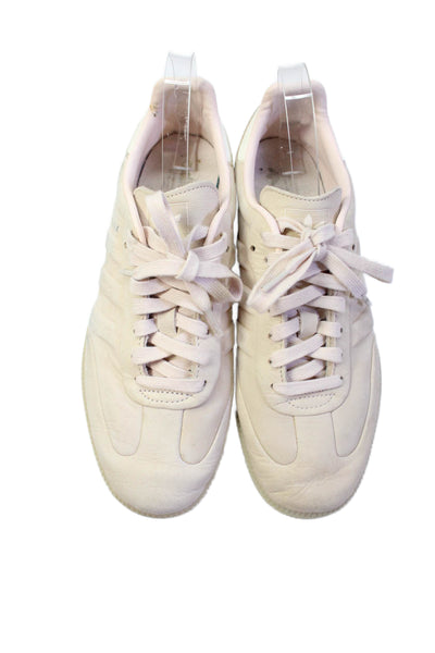 Adidas Men's Lace Up Rubber Sole Trainer Low Top Sneakers Pink Size 9.5