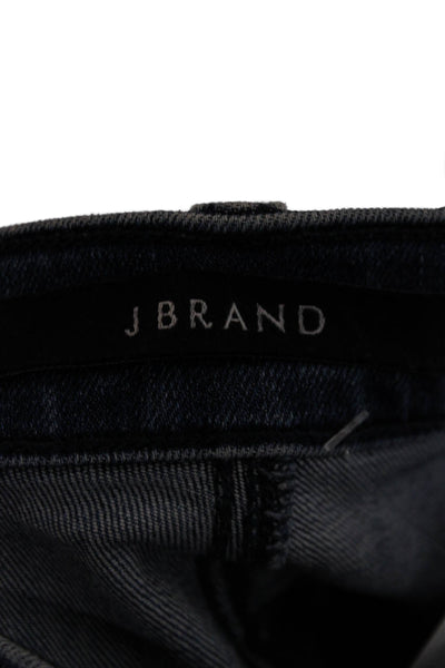J Brand Womens Skinny Ankle Cropped Dark Blue Jeans Size 28