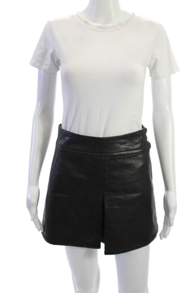 J Crew Women A-Line Mini Skort Black Size 0