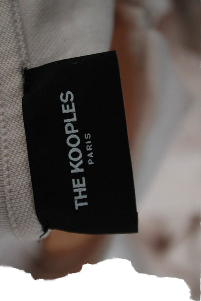 The Kooples Womens Basic Pink Cotton Elastane Collared Polo Short Sleeve Size S
