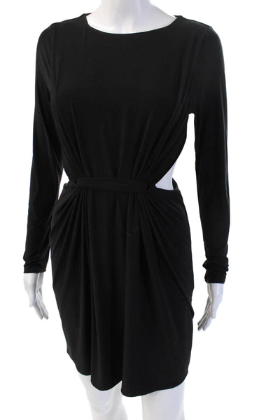 T Bags Los Angeles Womens Bodycon Mini Dress Black Long Sleeve Size S