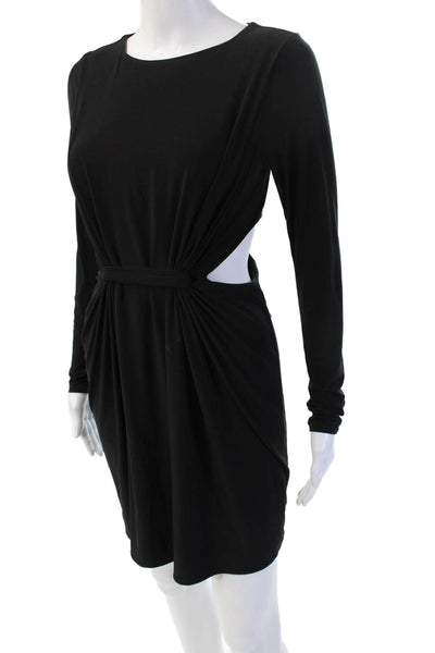 T Bags Los Angeles Womens Bodycon Mini Dress Black Long Sleeve Size S