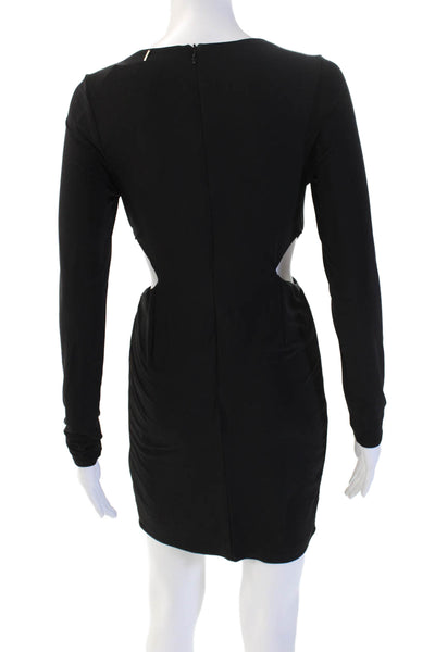 T Bags Los Angeles Womens Bodycon Mini Dress Black Long Sleeve Size S