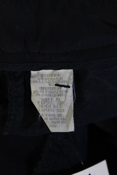 Theory Womens Ankle Dress Pants Dark Blue Nylon Elastane Inseam 30 Size 8