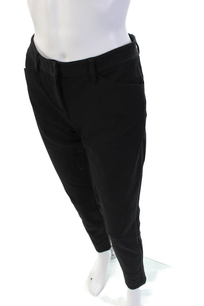 Theory Womens Black Ankle Cropped Dress Pants Size 8