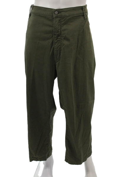Polo Ralph Lauren Mens Cropped Chino Green Cotton Stretch Size 50