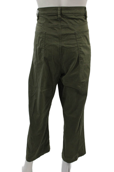 Polo Ralph Lauren Mens Cropped Chino Green Cotton Stretch Size 50