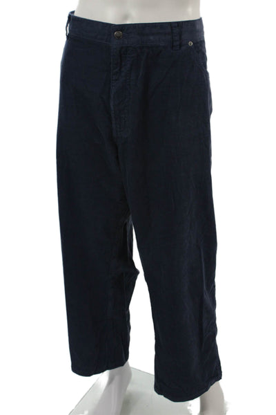 Peter Millar Mens Cropped Dark Blue Cotton Stretch Pants Size 50