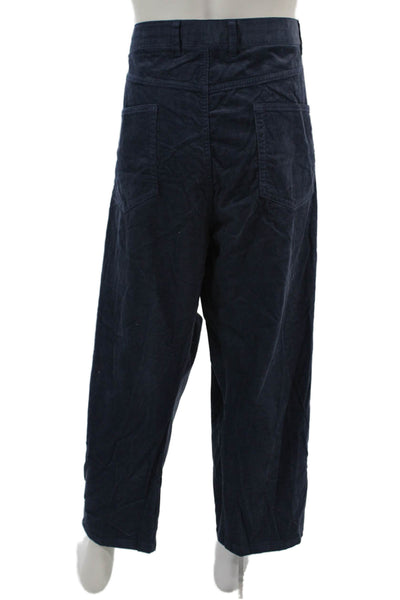 Peter Millar Mens Cropped Dark Blue Cotton Stretch Pants Size 50