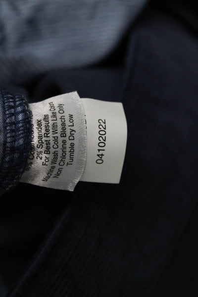 Peter Millar Mens Cropped Dark Blue Cotton Stretch Pants Size 50