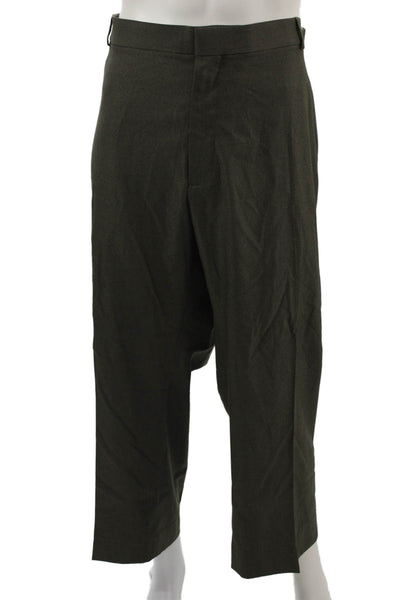 Perry Ellis Mens Dark Gray Dress Pants Polyester Viscose Blend Big Tall Size 50