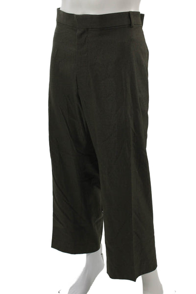Perry Ellis Mens Dark Gray Dress Pants Polyester Viscose Blend Big Tall Size 50