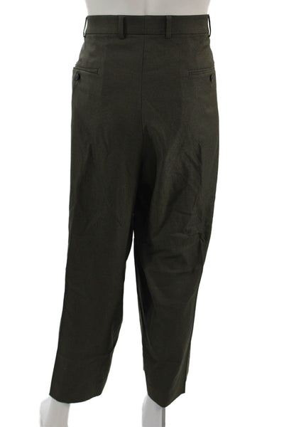 Perry Ellis Mens Dark Gray Dress Pants Polyester Viscose Blend Big Tall Size 50